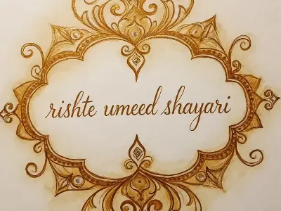 rishte umeed shayari