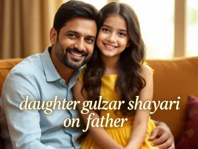 daughter gulzar shayari on father