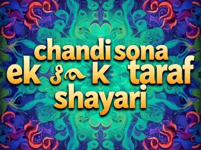 Chandi Sona Ek Taraf Shayari