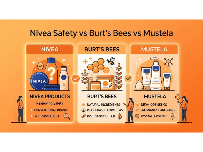 I’m a Pregnant Woman. Are Nivea Products Safe Compared to Burt’s Bees or Mustela?